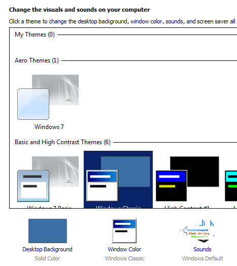 aero theme enable on virtualmachine