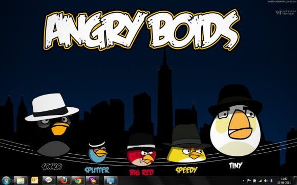 Download Angry Birds Theme For Windows 7