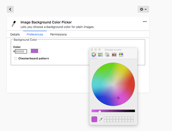 how to change background color in firefox