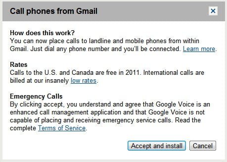 Call Phones from Gmail