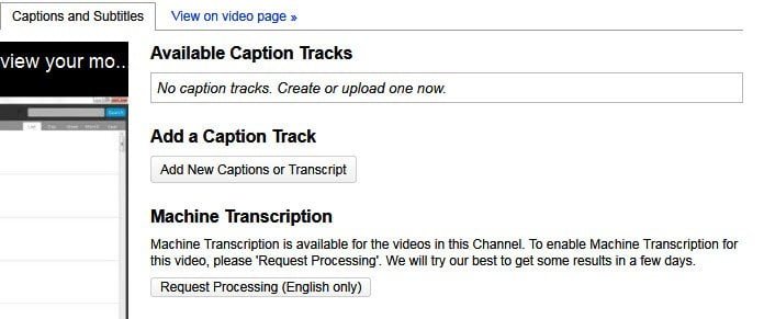 Caption and Translation in YouTube
