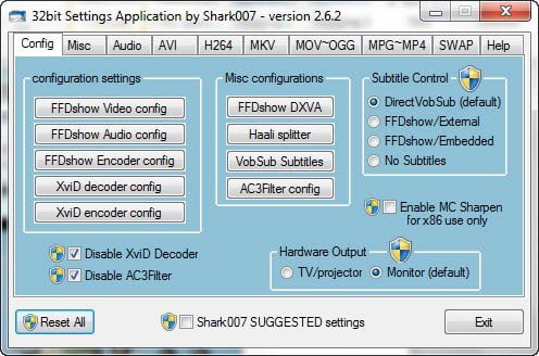 view installed codecs windows 7