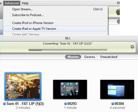Converting Video to iPad Version