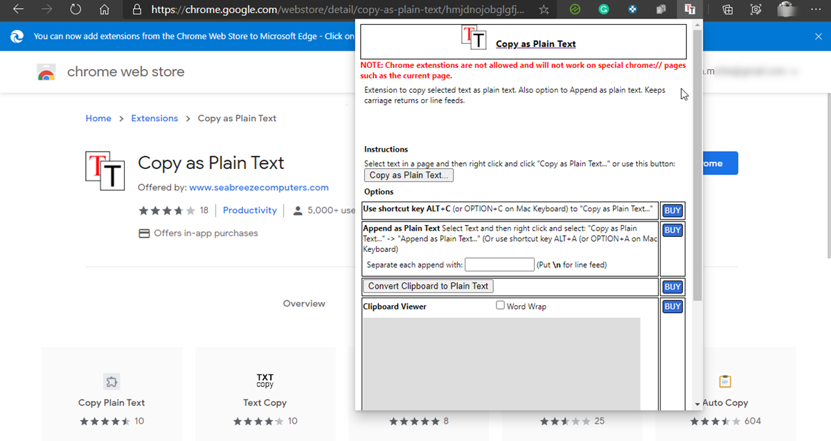 firefox copy text clipboard