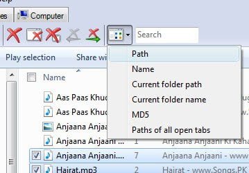 Copy path, name, MD5, etc. in one go for files and folder with free tool