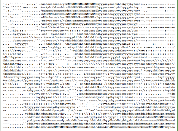 Art name ascii QUESTIONMARK