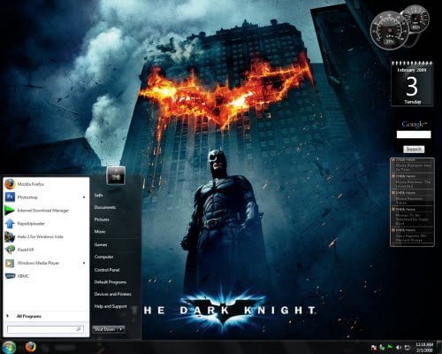 action themes for windows 7 free download
