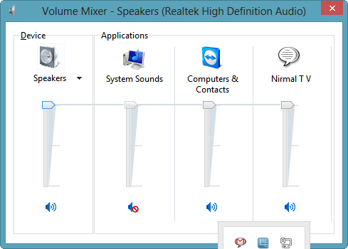 advanced sound control windows 7