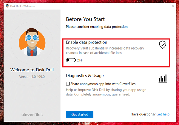 use disk drill for windows