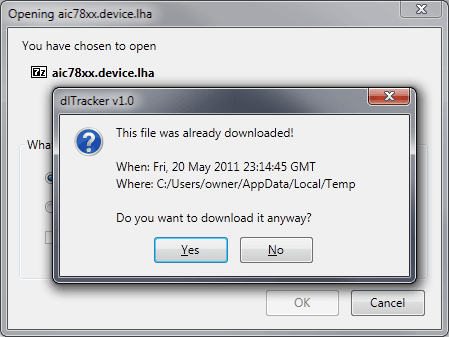 Avoid Duplicate downloads in Firefox