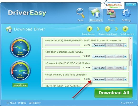 Download and Install missing and outdated Drivers on your system DE