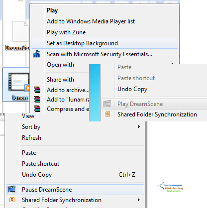 Dream Scene in Windows 7