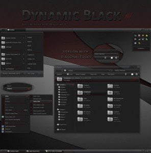 Dynamic Black Theme