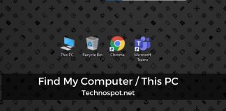 Find My Computer Windows 10