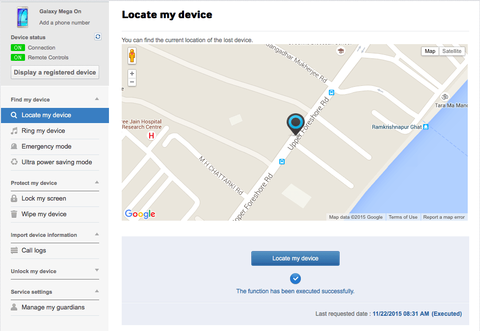 Find my Phone by Samsung