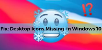 Desktop Icons Missing Windows