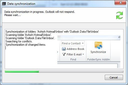 Folder Synchronization in Outlook