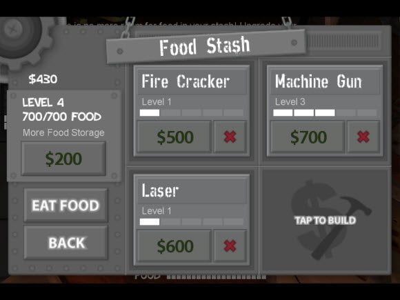 Food Trash upgrades for Heroes Bugs
