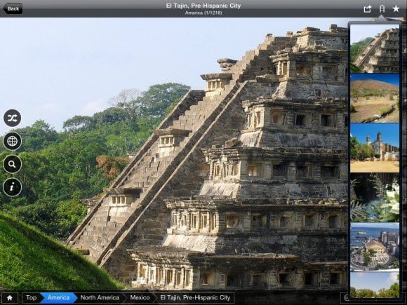 Fotopedia Navigation and Slideshow