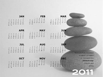 Free Download 2011 Calendar and Spreadsheets