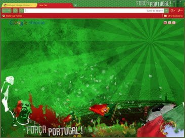 Free Download Portugal theme for Google Chrome