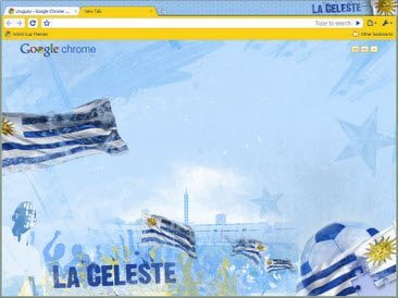 Free Download Uruguay theme for Google Chrome
