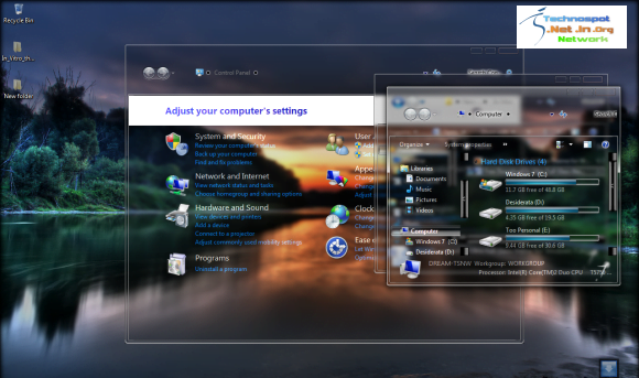 Full Glass theme for Windows 7