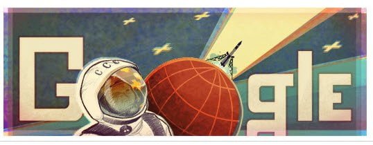 Google Doodle for Space Launch