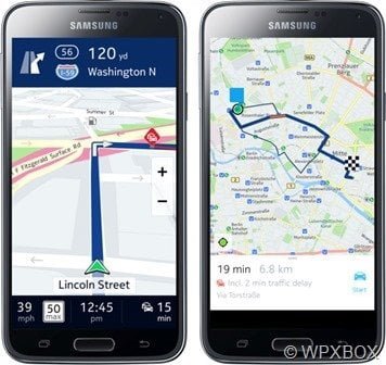HERE Maps on Samsung Galaxy Devices