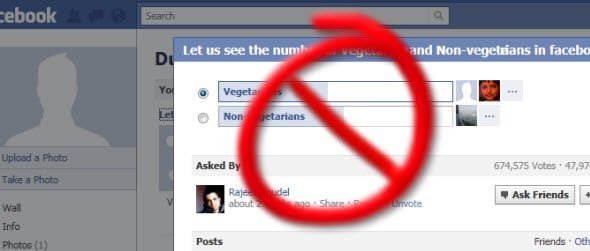 How to Disable or Hide Facebook Questions