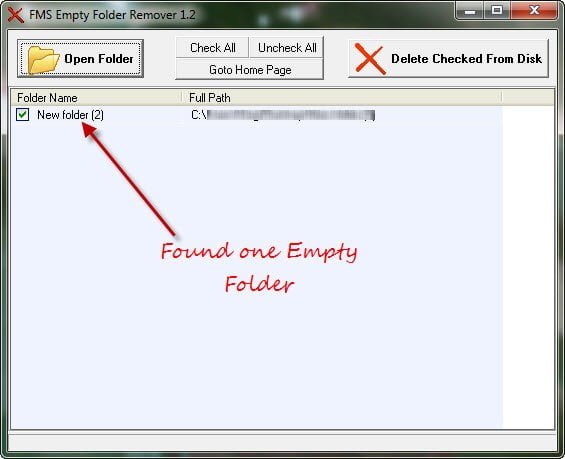 batch delete empty folders