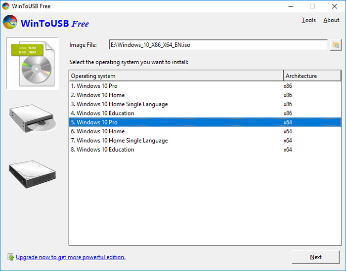 install windows 10 education from usb