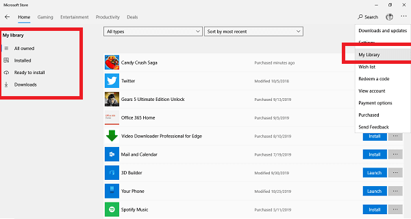 where do microsoft store apps download to