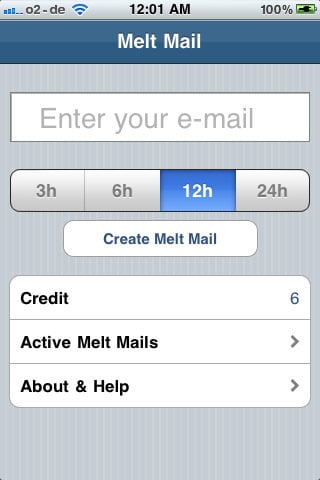 Melt Mail iOS App
