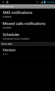 Missed Call Notification  on Android
