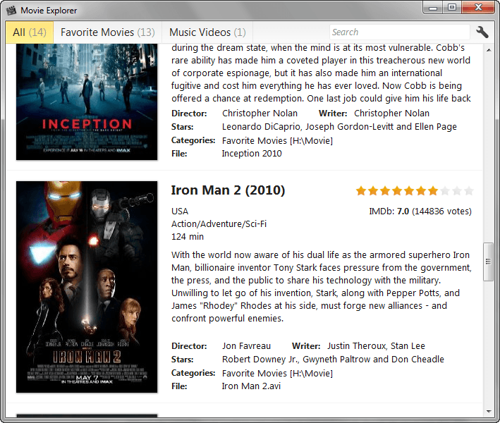 movie explorer adding your own genre