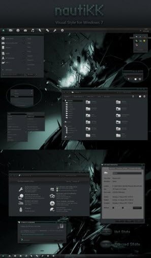 windows 10 all black theme