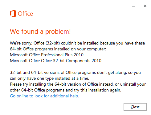 office 365 64 bits