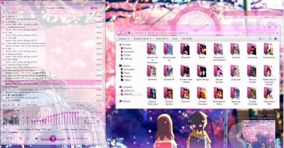 One More time Pink Theme