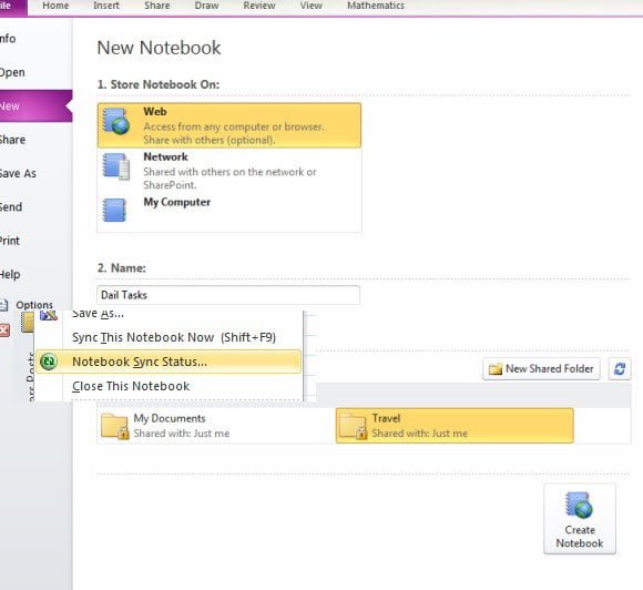 onenote desktop app