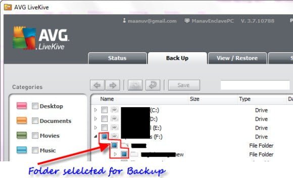 Online Backup, Sync and Sharing service by AVG LiveKive backup