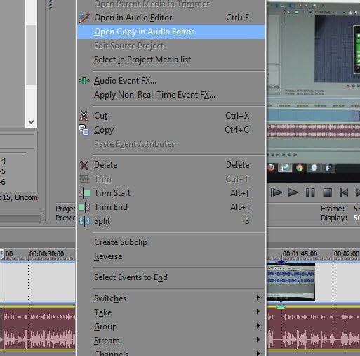 audacity in sony vegas 16