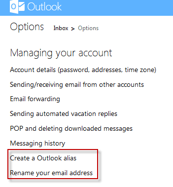 hotmail settings for outlook