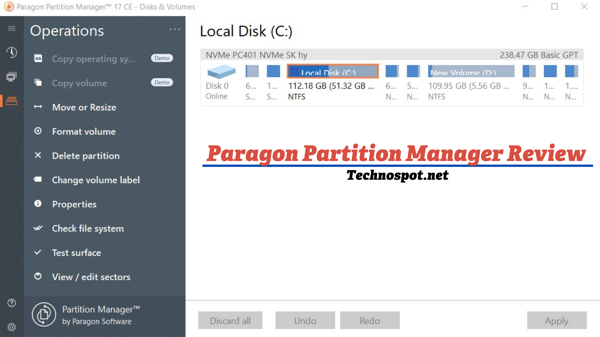 paragon partition manager 17 ce