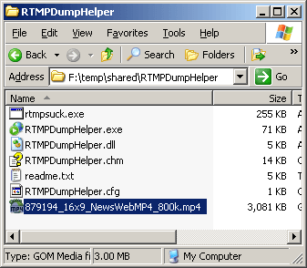 RTMP Dumb Helper Video file