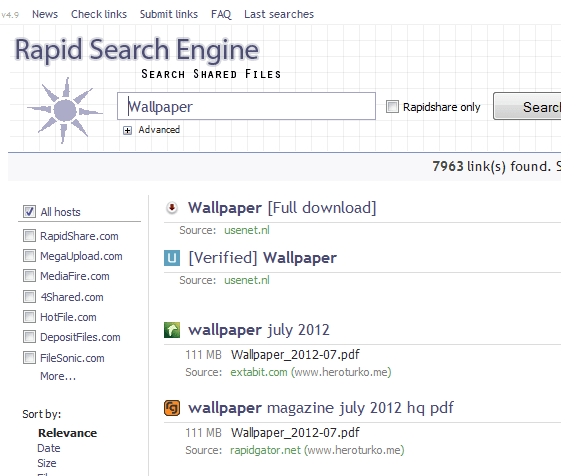 mediafire search file