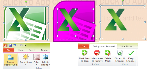 How to Remove background from images using Office 2010