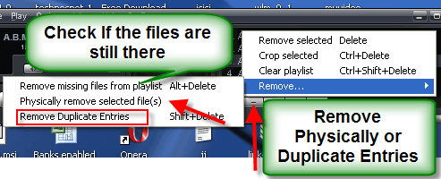 Remove Duplicate Songs using Winamp