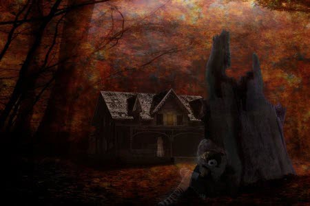 Spooky House : Scary Halloween Wallpaper