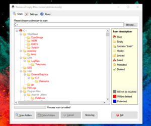 xyplorer list empty directories